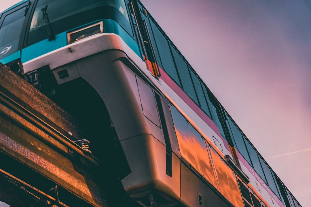 Monorail train in Tokyo for Haneda Airport transport